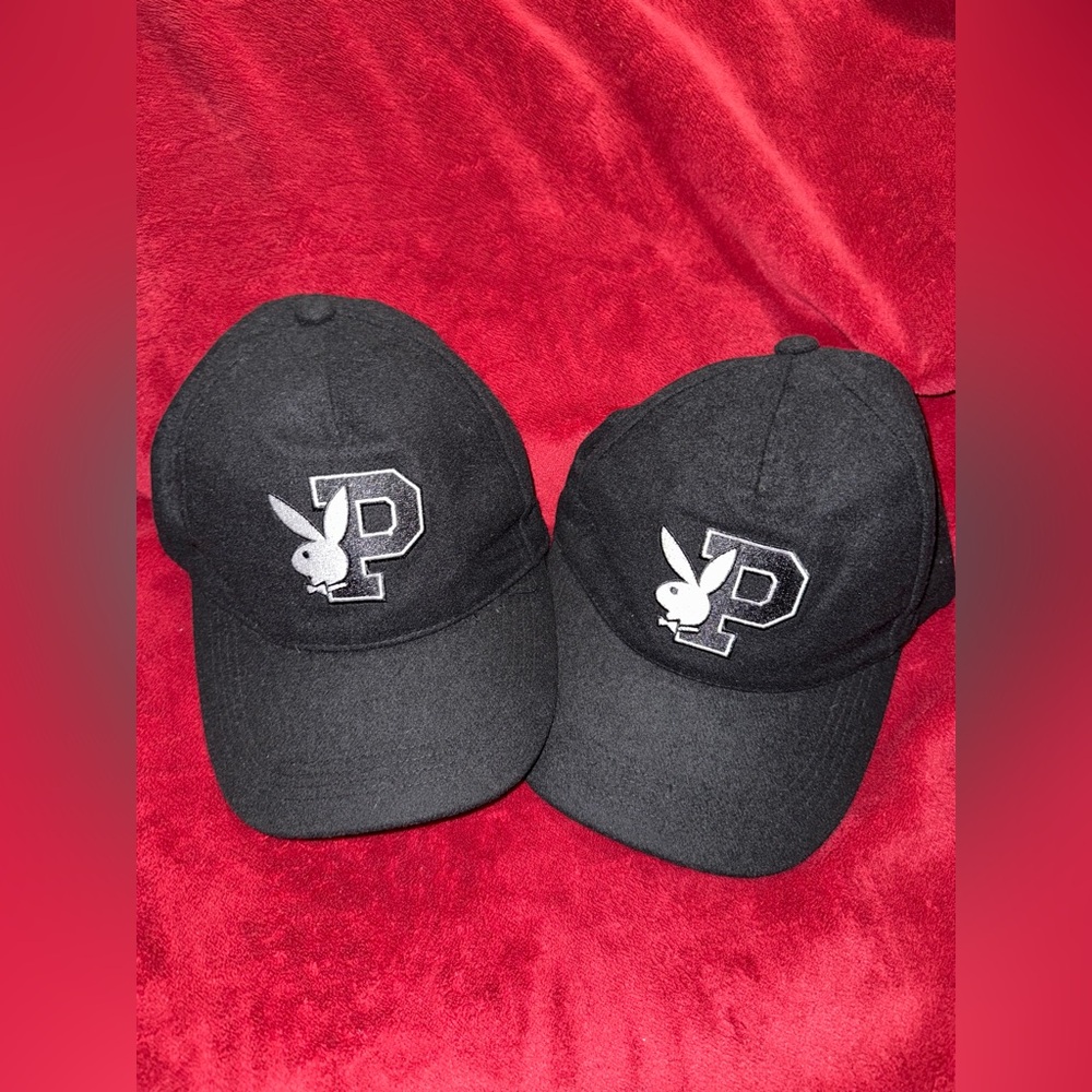 PLAYBOY Bunny Adjustable Wool Baseball Cap- 1 Cap NWT